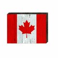 Clean Choice Flag of Canada Rustic Wooden Board Wall Decor CL2969764